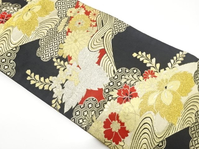 Japanese Kimono / Antique / Nagoya Obi Silk